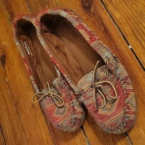 Minnetonka Moccasins Aztec Cabin Shoe Slipper Size 11 Women's